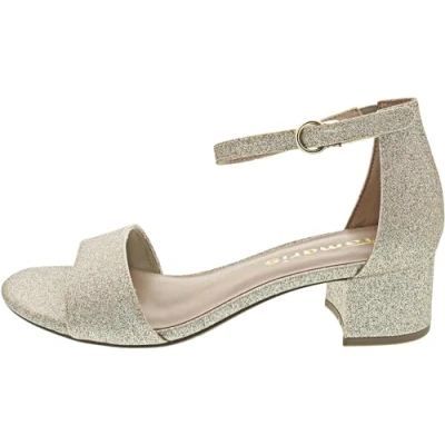 Abbildung von Tamaris Riemensandalette, Damen, Größe: 38, Rose gold Schuhe