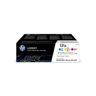 Abbildung von HP 131A (U0SL1AM) Multipack Original Toner 1xCyan/1xMagenta/1xGelb für LaserJet Pro M251, M276, 3er Pack