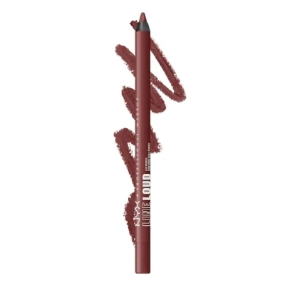Abbildung von NYX Professional Makeup Lipliner, Mattes Finish, Kuss und farbecht sowie wischfest, Langanhaltend, Line Loud, 4 Sassy