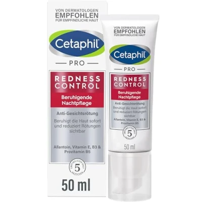 Abbildung von CETAPHIL PRO RednessControl Beruhigende Nachtpflege, 50ml, Für zu Rötungen neigende Haut, Beruhigt die sofort, Reduziert sichtbar über Nacht, Ohne Duftstoffe, Klinisch getestet