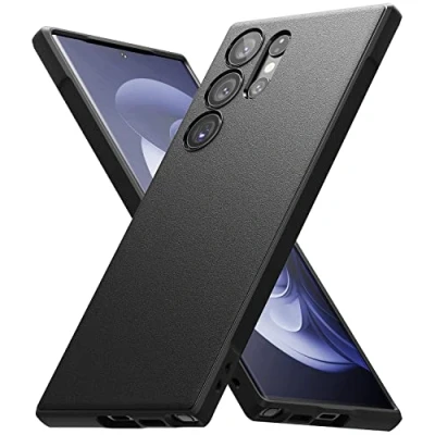 Abbildung von Ringke Onyx Kompatibel mit Samsung Galaxy S23 Ultra 5G (2023) Hülle TPU Eckenschutz Stoßfest Dünn Kratzfest Handyhülle für Black