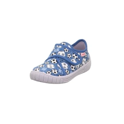 Abbildung von Superfit BILL Hausschuh blau/multicoloured für Kinder, Größe: 35, Blau/multi coloured Schuhe