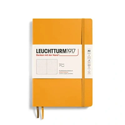 Abbildung von LEUCHTTURM1917 363403 Notizbuch Medium (A5), Softcover, 123 nummerierte Seiten, Rising Sun, dotted