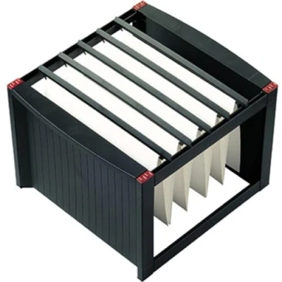 Abbildung von Helit Hängemappenbox H6110092 Schwarz, Rot 1 St.