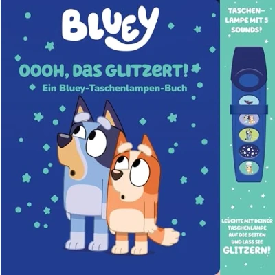 Abbildung von Bluey Oooh, das glitzert! Interaktives Taschenlampen Soundbuch mit 5 Geräuschen und Glitzerseiten