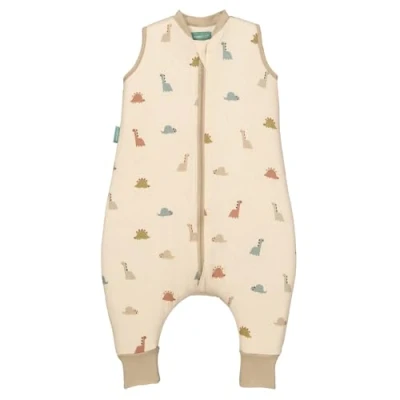 Abbildung von molis&amp;co Baby Schlafsack mit Füßen 2.5 TOG Ganzjahres Babyschlafsack Beinen 100% Baumwolle (Oeko TEX 100), Winterschlafsack Premium Qualität Dinos (100 cm)