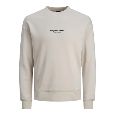 Abbildung von Jack &amp; Jones Jorvesterbro CREW NECK Sweatshirt, Herren, Größe: Small, Moonbeam