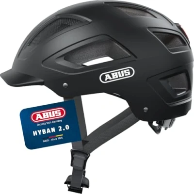 Abbildung von ABUS HYBAN 2.0 Fahrradhelm, Schwarz (Velvet Black), XL