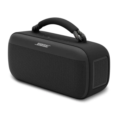 Abbildung von Bose Tragbarer SoundLink Max Lautsprecher, großer, wasserdichter Bluetooth bis zu 20 Stunden Akkulaufzeit, USB C, integrierter 3,5 mm AUX Eingang, Schwarz