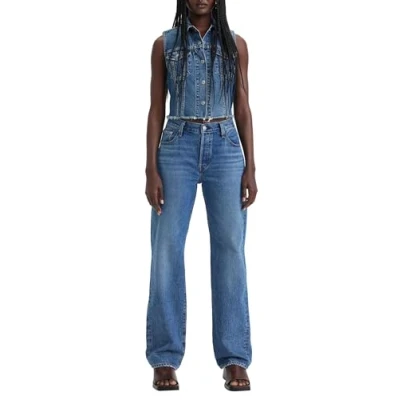Abbildung von Levi&#039;s Women&#039;s 501 90&#039;s Regular OR Straight, Not My News Channel, 33W / 30L