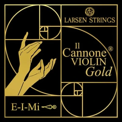 Abbildung von LARSEN STRINGS Violin Saiten Il CANNONE Gold E Soloist Karbonstahl