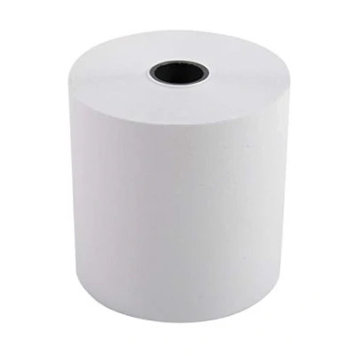 Abbildung von Exacompta 40651E 10er Pack Kassenrollen, 1 lagig Offset(holzfrei) standard, Breite: 57mm, Länge 30m DurchmesserKern 12mm, 60g/m² extra weiß für Kassen, Tischrechner und Rechenmaschinen