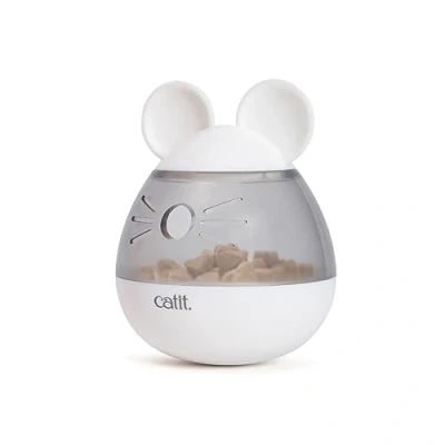 Abbildung von Pixi Snackspender ‎43031, Leckereienspender, Snackball, Futterspender Ball, Leckerli für Katzen, im Design Einer Maus