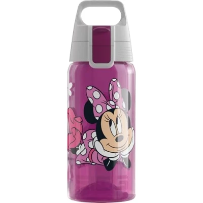 Abbildung von SIGG Trinkflasche Kinder Viva One Disney Junior Minnie Mouse Für Kohlensäurehaltige Getränke Geeignet Auslaufsicher Spülmaschinenfest BPA frei Sport &amp; Schule Pink 0,5L