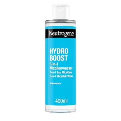 Abbildung von Neutrogena Hydro Boost 3 in 1 Mizellenwasser/effektive &amp; sanfte Gesichtsreinigung / 2 x 200ml, 400 ml