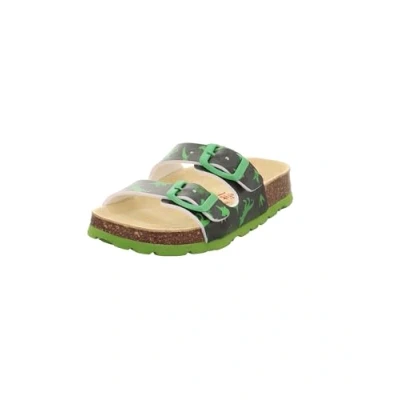 Abbildung von Superfit Fussbettpantoffel Jungen GRÜN/Mehrfarbig 7080 Hausschuh, 37 EU