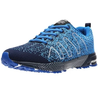 Abbildung von ASHION Turnschuhe Herren Sneaker Laufschuhe Sportschuhe Atmungsaktiv Leichte Straßenlaufschuhe,B Blau,39 EU