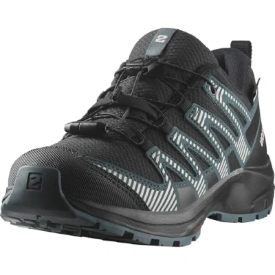 Abbildung von Salomon XA PRO V8 WP Unisex Hikingschuh für Kinder, Größe: 32, Black/phantom/dark slate Textil/synthetik