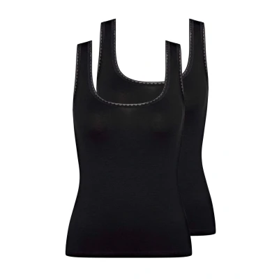 Abbildung von Sloggi GO TANK TOP C2P Unterhemd/shirt, Damen, Größe: 75C. 80A C. 85A, Black