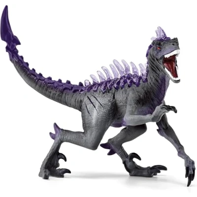 Abbildung von schleich ELDRADOR CREATURES 70154 Schatten Raptor Dinosaurier Wilder Prähistorischer Fantasy Monster Dinosaurier, Figuren Actionfiguren für Jungen und Mädchen ab 7 Jahren