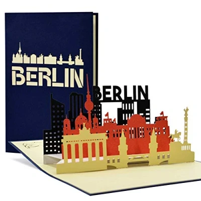 Abbildung von Reisegutschein Berlin, Wochenende I Städtetrip Berlin als Pop Up Karte, Geschenk, Geschenkideen, Geschenkgutschein Städtereise, A109
