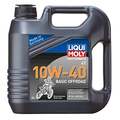 Abbildung von LIQUI MOLY Motorbike 4T 10W 40 Basic Offroad 4 L Motorrad Takt Öl Art. Nr.: 3062