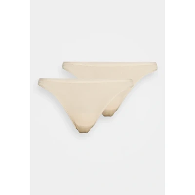 Abbildung von Schiesser 2PACK String Organic Cotton 95/5 String, Damen, Größe: 34, Sand