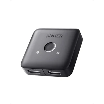 Abbildung von Anker HDMI Switch, 4K @ 60 Hz, bidirektionaler 2 in 1 Ausgang mit glatter Oberfläche, unterstützt HDR, 3D, Dolby, kompatibel Laptops, PC, Xbox Series, PS5/PS4, Projektor usw.
