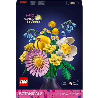 Abbildung von LEGO Botanicals Kleiner Sommerstrauß Bauset mit Kunstblumen inkl. Glockenblumen, Butterblumen, Tulpen Geschenkidee für Frauen, Mütter und Männer 10347