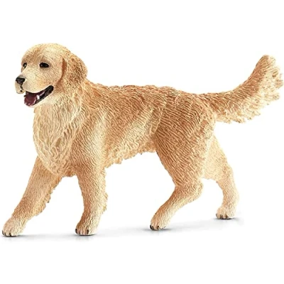 Abbildung von schleich 16395 Golden Retriever Hündin, für Kinder ab 3+ Jahren, FARM WORLD Spielfigur, Braun