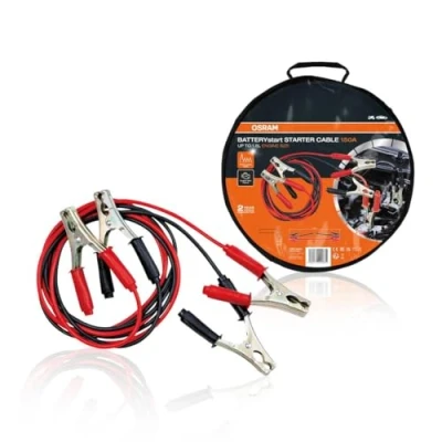 Abbildung von OSRAM STARTER CABLE 150A, Starthilfekabel für Benzinmotoren, 6/12, OSC060, Überbrückungskabel ≤1,6L Motoren, kupferbeschichtetes Aluminium, 2,5m