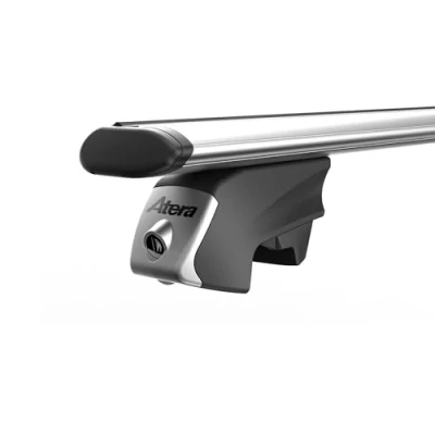 Abbildung von Atera 048522 PKW Dachträger Signo RTD Aero Profil silber für Autos mit auffliegender Dachreling Stahl 122 cm