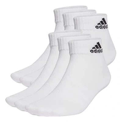 Abbildung von adidas Unisex Thin and Light Sportswear Ankle Socks 6 Pairs, White/Black, 6.5 8