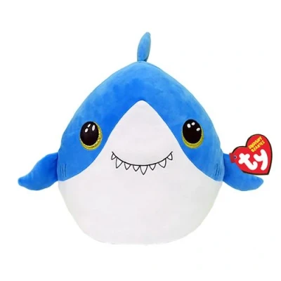 Abbildung von Ty Finsley Hai Squish a Boo 10 Zoll Squishy Beanies für Kinder, Baby Weiche Plüschtiere Sammlerfreundliche Kuschel Teddys