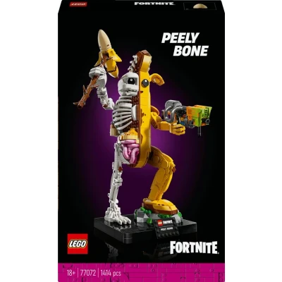Abbildung von LEGO Fortnite Knochen Schali, Figur aus dem Videospiel zum Sammeln, Bauset für Erwachsene, Schreibtisch Deko, Geschenk Gamer, Abenteuer Set und Sammlerstück, Geschenkidee zu Weihnachten 77072