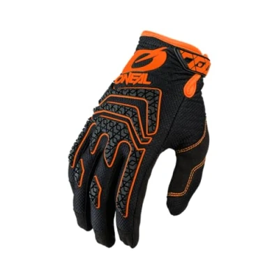Abbildung von O&#039;NEAL Fahrrad &amp; Motocross Handschuhe MX MTB DH FR Downhill Freeride Langlebige, Flexible Materialien, Silikonprint für Grip Sniper Elite Glove Erwachsene Schwarz Orange Größe L