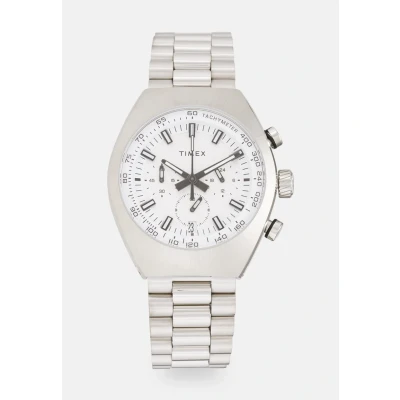 Abbildung von Timex Legacy Tonneau Chronograph silvercoloured, Herren, Größe: One Size, Silver coloured