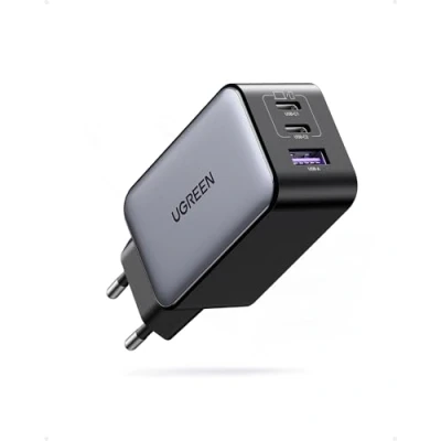 Abbildung von UGREEN Nexode USB C Ladegerät 65W GaN Netzteil 3 Port PD Charger 60W PPS kompatibel mit MacBook Pro/Air, iPhone 16 Pro Max/16/15, iPads, Galaxy S24 Ultra/S23/S22(Schwarz)