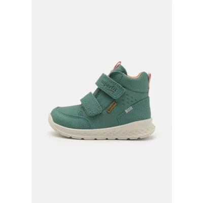 Abbildung von Superfit Breeze Unisex Lauflernschuh für Kinder, Größe: 21, Grün/rosa Schuhe