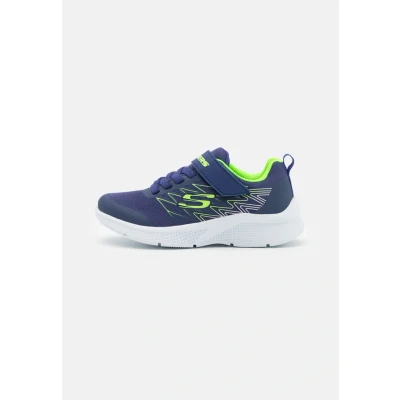 Abbildung von Skechers Microspec Sneaker low für Kinder, Größe: 31, Blue/orange/lime Schuhe