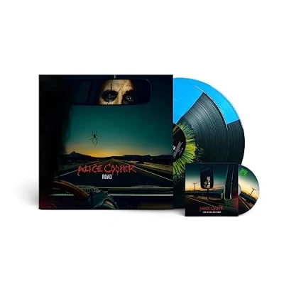 Abbildung von Alice Cooper Road (Ltd. Blue/Black Split with yellow Splatter 2LP Gtf. + DVD)