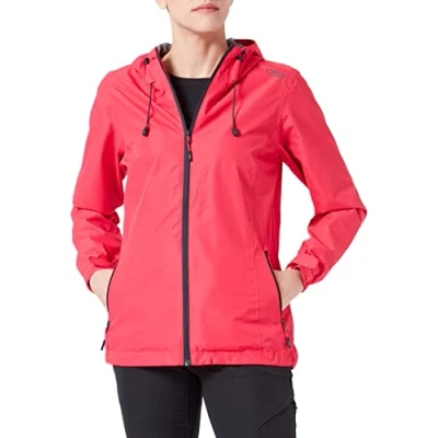 Abbildung von CMP Damen Regenjacke aus Ripstop Polyester, Erdbeere, D46