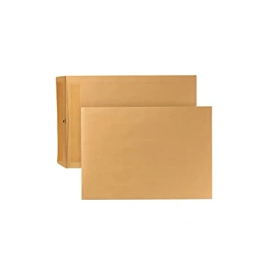 Abbildung von POSTHORN Versandtasche B4 (250 Stück), selbstklebende Versandtaschen ohne Fenster, braune für die tägliche Korrespondenz, Geschäftspost und Co., 353 x 250 mm, 110g/m²