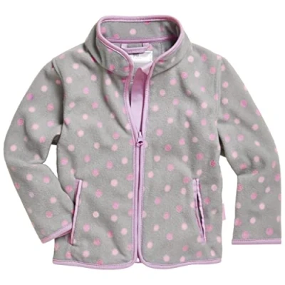 Abbildung von Playshoes DOTS Fleecejacke für Kinder, Größe: 86, Grey