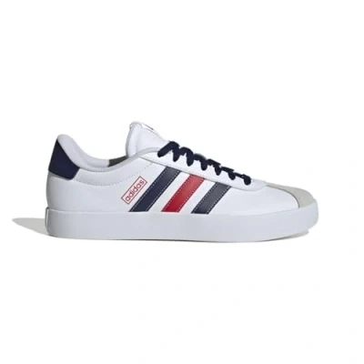 Abbildung von adidas Herren VL Court 3.0 Shoes Schuhe, Cloud White/Navy Blue/Better Scarlet, 42 2/3 EU
