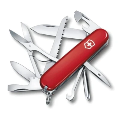 Abbildung von VICTORINOX Taschenmesser Fieldmaster 15 Funktionen, Swiss Made, Multitool Inkl. Mehrzweckhaken, Dosenöffner, Schere, Rot