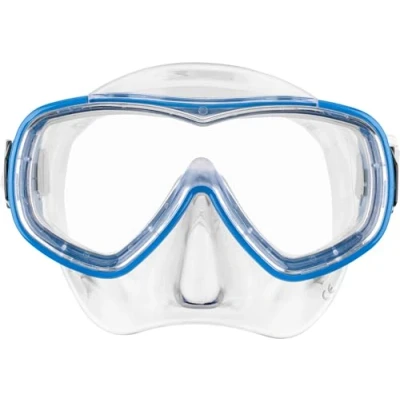 Abbildung von Cressi Jungen Piumetta Kid Mask Tauchmasken, Clear/Pink, 3 7 Jahre