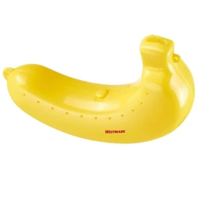 Abbildung von Westmark Bananendose Praktische Premium Bananenbox, robust &amp; BPA frei, perfekter Schutz für Unterwegs 235 x 139 52 mm
