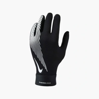 Abbildung von Nike Performance Thermafit Unisex Fingerhandschuh für Kinder, Größe: 5.5/6, Schwarz/weiss