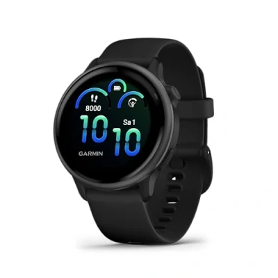 Abbildung von Garmin vívoactive 6 (42mm) Fitness Smartwatch, 1,2&quot; AMOLED Touchdisplay, bis zu 11 Tage Akkulaufzeit, 80+ Sport Apps, Trainingsoptionen, Gesundheitsfunktionen, Smart Notifications, Pay